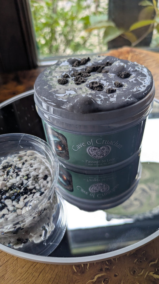 Caves of Cruachan – texture by Slime Banshee | Irish myth - inspired handmade slime